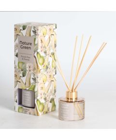 Reed diffuser NATURE GREEN 100ml, French Pear & Freesia