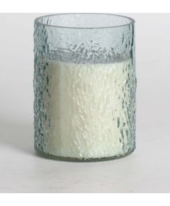 Scented candle in glass NATURE GREEN H13cm, Southern Night