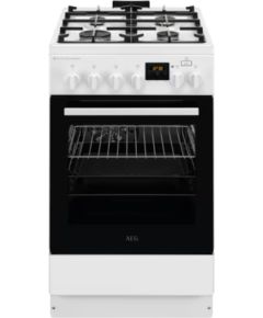 AEG CKB56490BW 6000.sērijas SteamBake Gāzes plīts 50cm