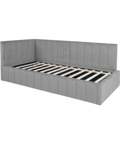 Bed JASPER 90x200cm, grey