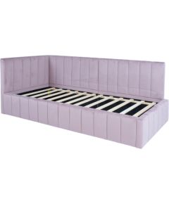 Bed JASPER 90x200cm, mauve rose