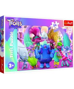 TREFL TROLLS Puzle Troļļi 3, 24 gab.