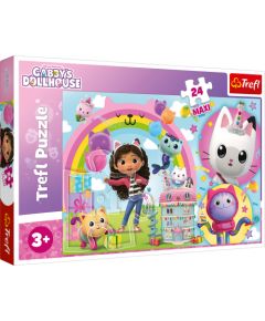 TREFL GABBY´S DOLLHOUSE Maxi puzle, 24 gab.
