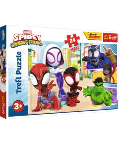 TREFL SPIDER-MAN Puzle Spidey, 24 gab.