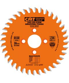 Rievu griešanas diski CNC iekārtām CMT 240.150.030M; 150X32,2X30; Z36