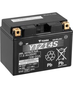 Yuasa YTZ14S 12V 11.2Ah 230A AGM (WC) Moto akumulators 150x87x110mm