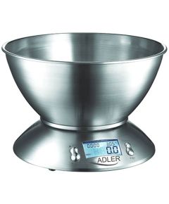 Adler AD 3134 Maximum weight (capacity) 5 kg, Stainless steel