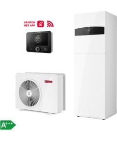 Siltumsūknis Ariston NIMBUS COMPACT 80 S NET R32, Gaiss-ūdens, ar integrētu ūdens sildītāju, ar Wi-Fi, 11.74 kW