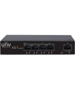 Uniview NSW2010-5GT-POE-IN ~ Гигабитный PoE Коммутатор 4GE(PoE)+1GE(Uplink)(PoE 60Вт)