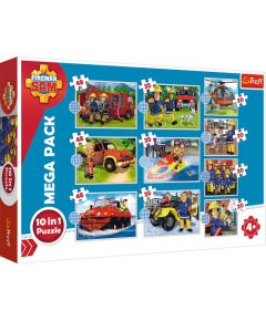 TREFL FIREMAN SAM Комплект пазлов 10 в 1 Пожарник Сэм