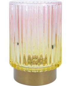LED-light WINGS AMBER H13cm multicolor, with taimer