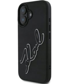 Karl Lagerfeld 3D Rubber Bicolor Signature Защитный Чехол для Apple iPhone 16