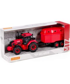 Polesie Traktors BELARUS dzīvnieku pārvadāšanai 37 cm PL91499