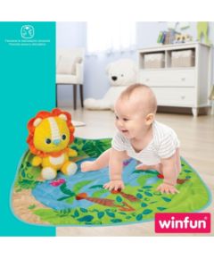 Win Fun Комплект плюшевый Лев с флисовым пледом 71x71 cm CB46499