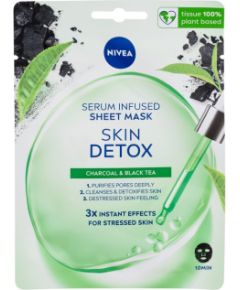 Nivea Skin Detox / Serum Infused Sheet Mask 1pc W / Face Mask Уход за лицом