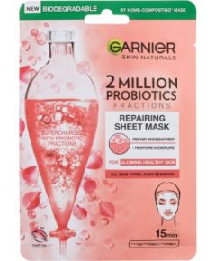 Garnier Skin Naturals / 2 Million Probiotics Repairing Sheet Mask 1pc W / Face Mask