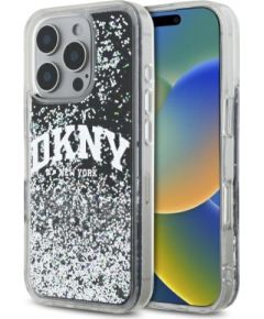 DKNY Liquid Glitter Arch Logo Aizsargapvalks Priekš Apple iPhone 16 Pro Max