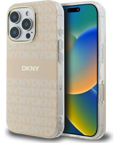 DKNY Repeat Texture Pattern With Stripe Aizsargapvalks Priekš Apple iPhone 16 Pro