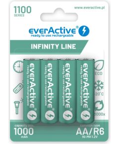 Rechargeable batteries everActive Ni-MH R6 AA 1100 mAh Infinity Line - 4 pieces