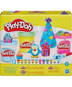 PLAY-DOH Svētku plastilīna komplekts, 12 gab.