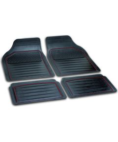 Bottari GUMIJAS PAKLĀJU KOMPLEKTS x 4 GAB. 14035 UNIVERSĀLIE 70x51 & 35x51 Auto paklāji