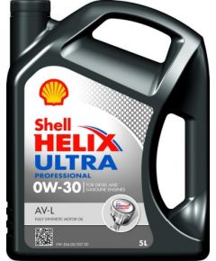 Shell Motora eļļa 0W30 HELIX ULTRA PROFESSIONAL AV-L 5L