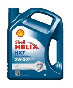 Shell Motora eļļa 5W30 HELIX HX7 PROFESSIONAL AV 5L