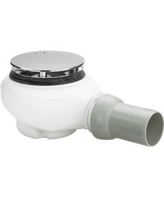 Viega dušas vanniņas sifons Tempoplex Plus, d=90x450 mm, plastmasa, balts/hroms