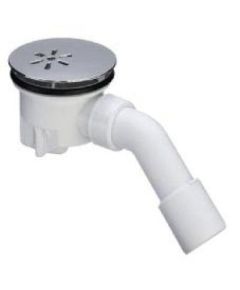 Viega dušas vanniņas sifons Tempoplex, d=90x40/50 mm, plastmasa, balts/hroms