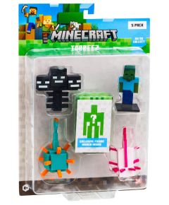 MINECRAFT 3D фигурка, 5 шт в комплекте