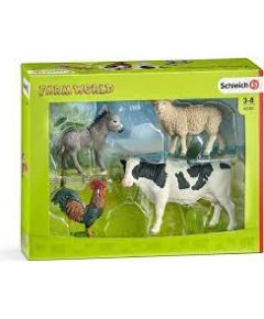 SCHLEICH FARM WORLD fermas dzīvnieki komp.