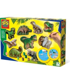 SES Ģipša liešanas komplekts Dinozauri