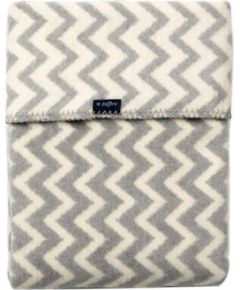 WOMAR blanket Grey&White Zigzag 75x100cm