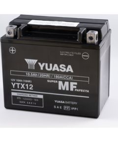 Yuasa 12V 10.5Ah 180A AGM (WC) Moto akumulators 150x87x130mm