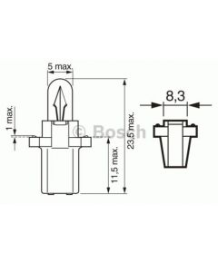 Bosch Signāla spuldze 1 987 302 220