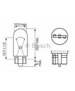 Bosch Bremžu signāla spuldze 1 987 302 206