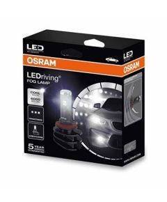 (Ir veikalā) Osram LED LEDriving FOG LAMP H8/H11/H16 12V 13W PGJ19-X 6000k (Komplekts)
