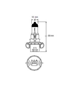 Osram H13 spuldze 9008