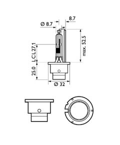 Philips Spuldze 85126XVC1