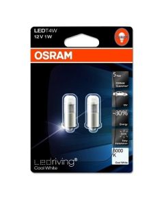 Osram spuldžu komplekts T4W BA9s 6000K 1W 3850CW-02B