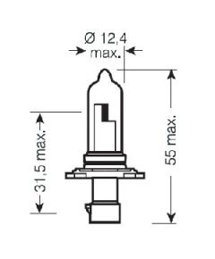 Osram 9005XS Spuldze HB3A 60W 12V