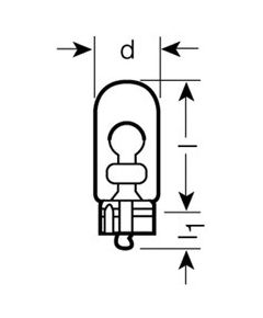 Osram Pagrieziena rādītāja spuldze 2825ULT