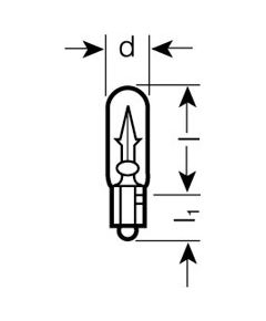 Osram Salona apgaismojuma spuldze 2721  1,2w