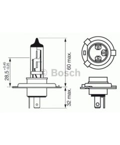 Bosch Tālo gaismu spuldze 1 987 302 441