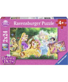 Ravensburger Puzzle 2x24 pc Princesses' Best Friends