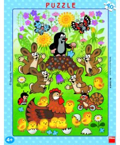Dino Frame Puzzle 40 pc, Little Mole