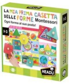 HEADU Montessori Мой первый домик с фигурами Развивающие игры