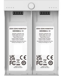 HoverAir Charging Hub for two batteries - White Piederumi droniem