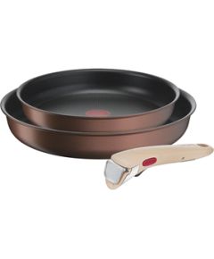 SET INGENIO ECO RESPECT 3 PIECES: FRYPAN 24CM/28CM+HANDLE