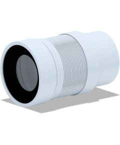 Universālā WC pieslēguma caurule- 110 mm, ar cieto galu